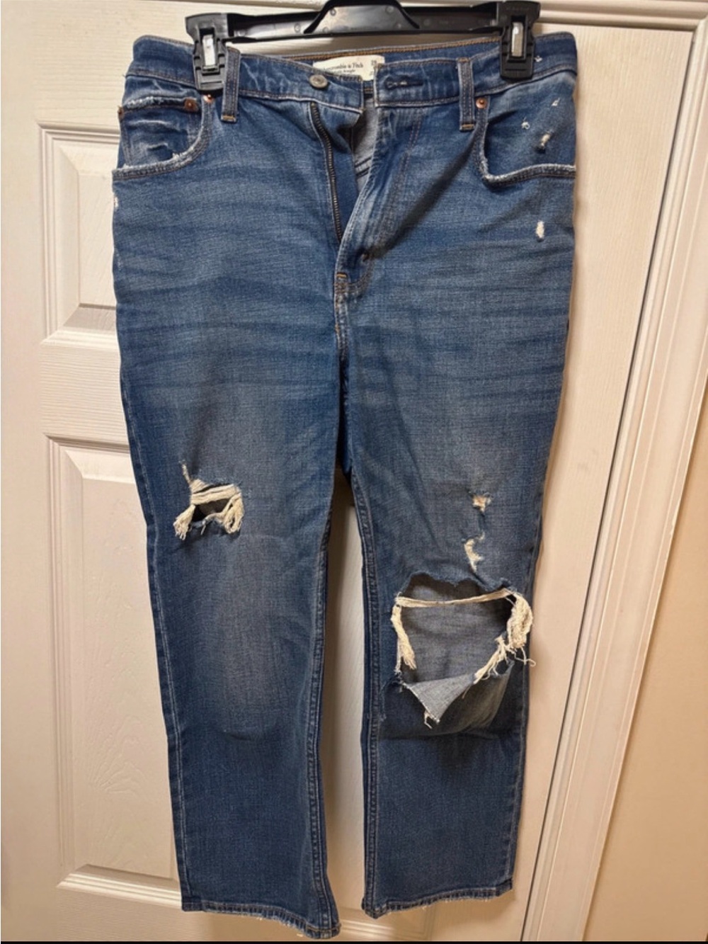 Abercrombie & Fitch Curve Love Straight Jeans